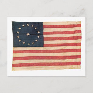American Flag with 15 Stars Postcard