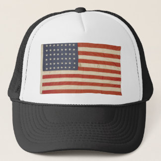 American Flag with 48 Stars Trucker Hat