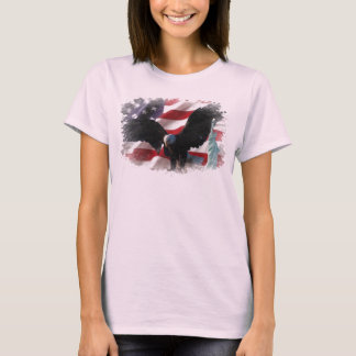 American Flag with American Eagle & Lady Liberty T-Shirt