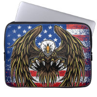 American Flag with Bald Eagle