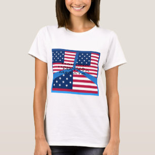 American Flag with Hakuna Matata: Patriotic Design T-Shirt