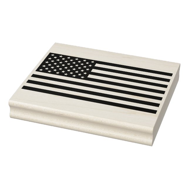 American Flag Wood Art Stamp (Stamp)