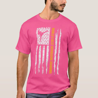 American Flag World'S Best Mma Kickboxing Grandma T-Shirt