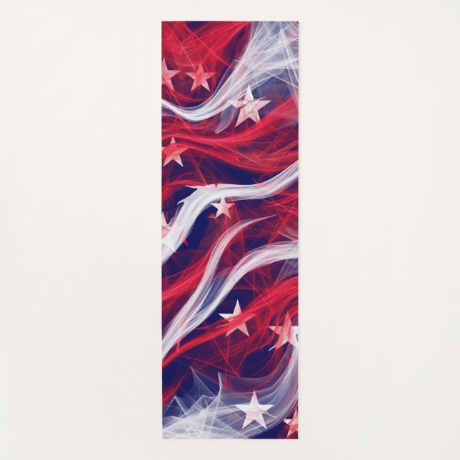 American flag Yoga Mat (Front)