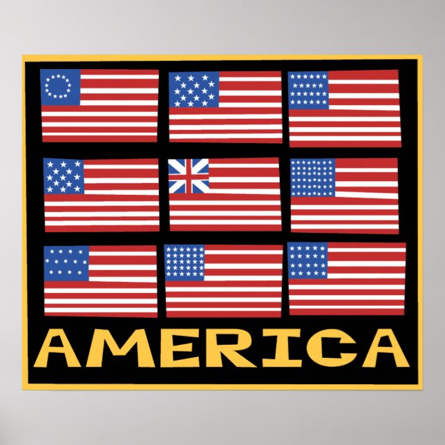 American Flags poster (Front)