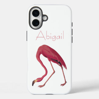 American Flamingo Vintage Audubon Birds of America iPhone 16 Plus Case