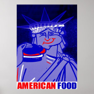 "American Food" By Urban59 ArtWorks Studio NYC Poster