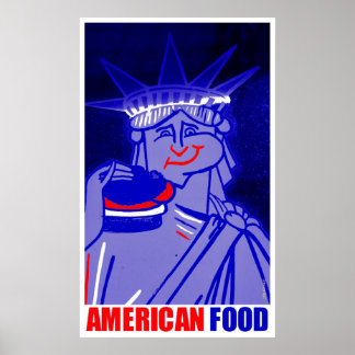 "American Food" by Urban59 Studio Poster