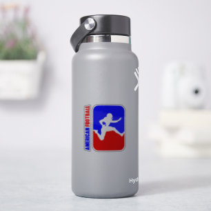 American football   3"x 3"- Glossy Transparent