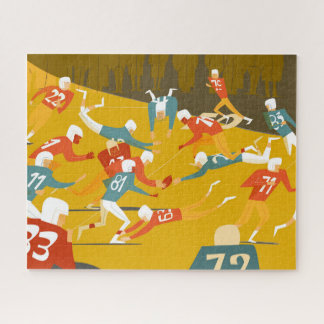 American football 520 pieces jigsaw  puzzle