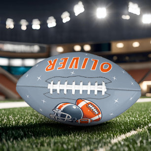 American Football Ball Helmet Cartoon Image Name