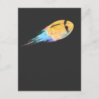 American football ball splash colours