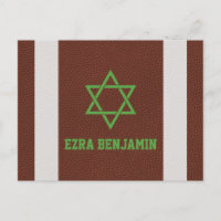 American Football Bar Mitzvah Thank You