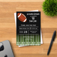 American Football Birthday Party