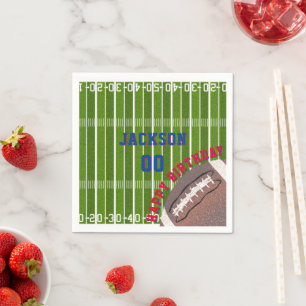 American Football Birthday Party Napkin