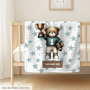 American Football Blanket for Kids Birthday Gift
