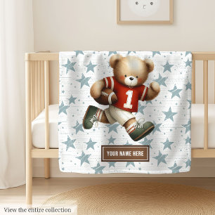 American Football Blanket for Son’s Birthday Gift