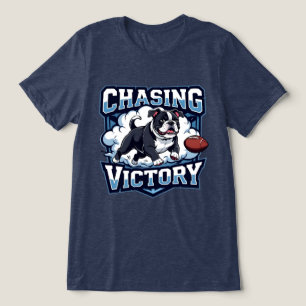 American Football Chasing Victory Tri-Blend Shirt