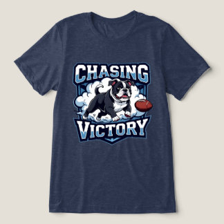 American Football Chasing Victory Tri-Blend Shirt
