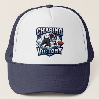American Football Chasing Victory Trucker Hat