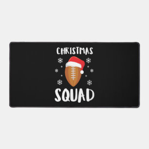 American Football Christmas Squad Christmas Xmas Desk Mat