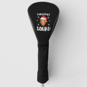 American Football Christmas Squad Christmas Xmas Golf Head Cover