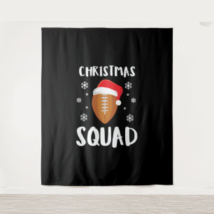 American Football Christmas Squad Christmas Xmas Tapestry