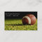 American Football Coach Or Player Business Card