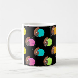 American Football - Colourful Helmets and Ball Coffee Mug
