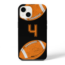American Football Custom Jersey Number Black