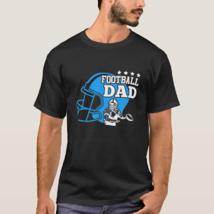 American Football Dad Papa Father's Day Men's T-Shirt