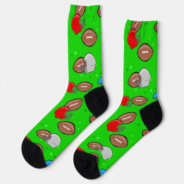 American Football Design Socks (Left)