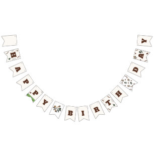 American Football dinosaur birthday Bunting
