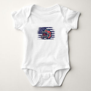 American Football Fan Jersey Shirt USA Flag