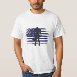 American Football Fan Jersey Shirt USA Flag