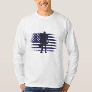 American Football Fan Jersey Shirt USA Flag
