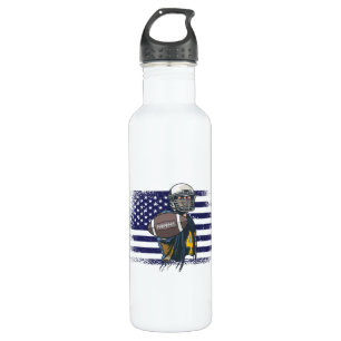 American Football Fan Jersey Shirt USA Flag 710 Ml Water Bottle