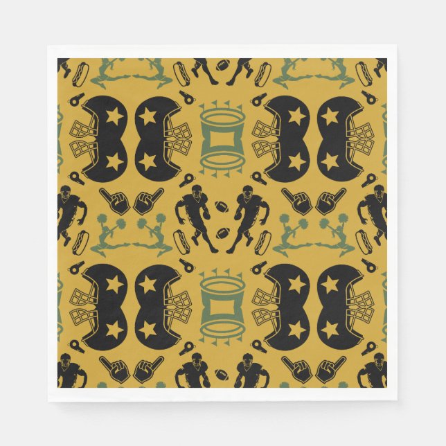 American Football Fan  Napkin (Front)