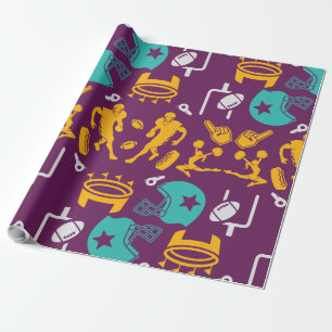 American Football Fan  Wrapping Paper
