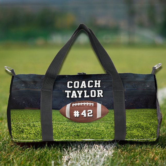 American Football Field Team Number Coach Duffle Bag (American Football Field Team Number Coach Duffle Bag)