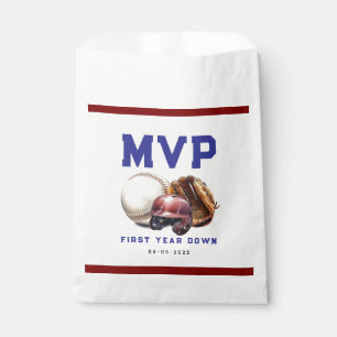 American Football First Year Down 1st Birthday Favour Bags