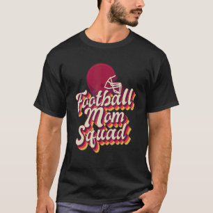 American Football Football Mum Squad with Helmet 2 T-Shirt