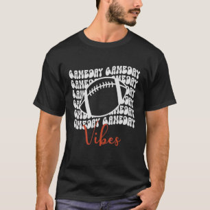 American Football Game Day Vibes Rugby Sports Men  T-Shirt