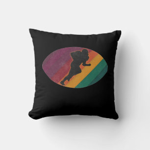American football gift for football lovers cushion
