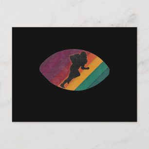 American football gift for football lovers postcard