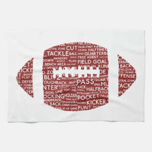 american football gifts tea towel