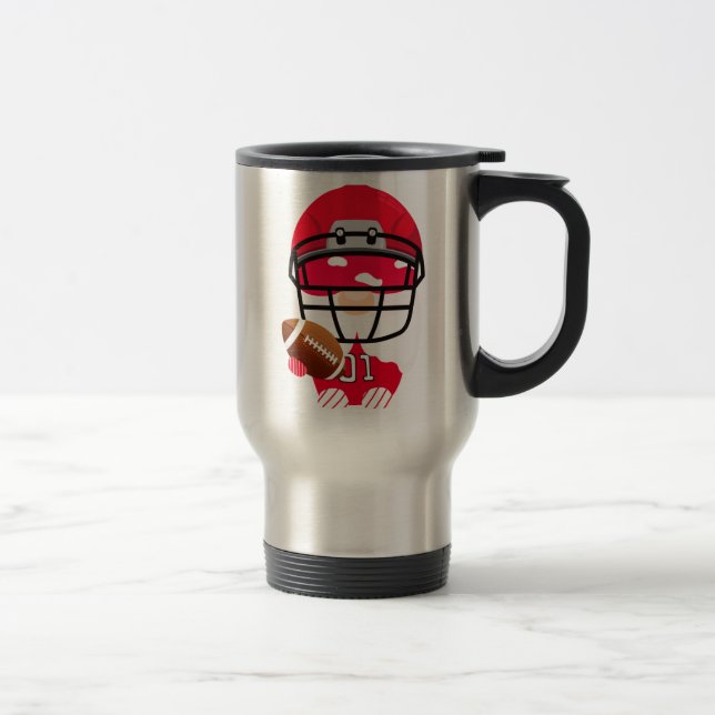 American Football Gnomes Travel Mug (Right)