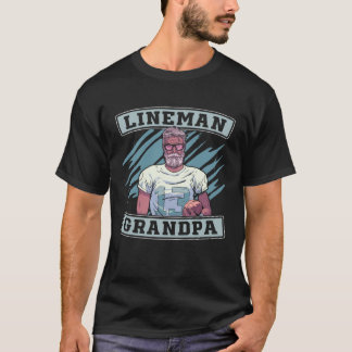 American Football Grandfather  Footballer Football T-Shirt
