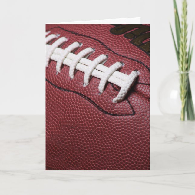 American Football Greeting Card (Front)