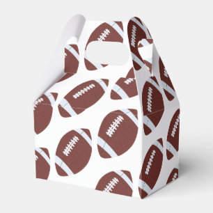 American Football Gridiron Ball Pattern Favour Box